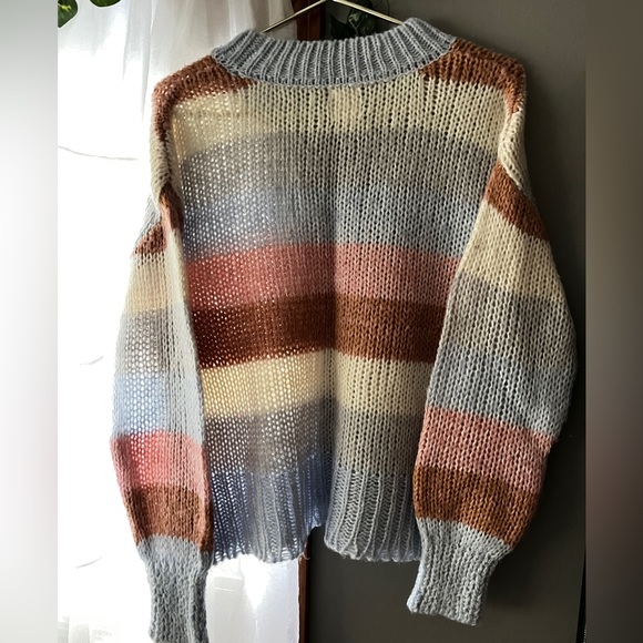 multicolor stripe sweater - Picture 2 of 4